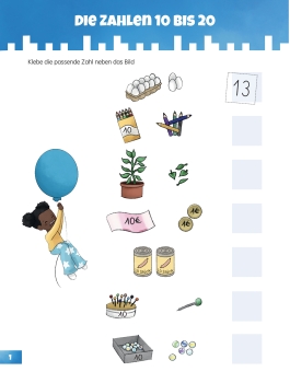 Mäi Stickerheft MATHEMATIK 10-20